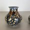 Vases Studio Pottery Sculptural par Gerhard Liebenthron, Allemagne, 1970s, Set de 2 5