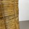 Bauhaus Rattan and Brass Umbrella Stand from Aubock, France, 1960s 11