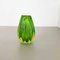 Green Murano Glass Vase Element attributed to Barrovier and Toso Italy 1970s, Image 3