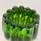 Elemento Vaso in Vetro di Murano Verde attribuito a Barrovier e Toso Italia anni '70, Immagine 10