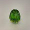 Green Murano Glass Vase Element attributed to Barrovier and Toso Italy 1970s, Image 9