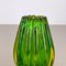 Green Murano Glass Vase Element attributed to Barrovier and Toso Italy 1970s 7