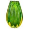 Green Murano Glass Vase Element attributed to Barrovier and Toso Italy 1970s, Image 1