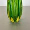 Green Murano Glass Vase Element attributed to Barrovier and Toso Italy 1970s 15