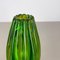 Green Murano Glass Vase Element attributed to Barrovier and Toso Italy 1970s 16