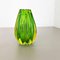 Green Murano Glass Vase Element attributed to Barrovier and Toso Italy 1970s, Image 2