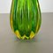 Grünes Vasenelement aus Muranoglas, Barrovier & Toso Italien 1970er zugeschrieben 5