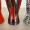 Vintage Pottery Fat Lava Vases attributed to Scheurich, Germany, 1970s, Set of 4 10