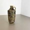 Vaso vintage in ceramica astratta attribuito a Simon Peter Gerz, Germania, anni '60, Immagine 3
