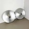 Silver Disc Wall Lights by Charlotte Perriand attributed to Honsel, Germany, 1960s, Set of 2 2