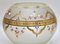 Bohemian Enameled Gilt Edge Satin Glass Punch Bowl with Lid and Spoon, 1900s, Set of 3 5