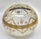 Bohemian Enameled Gilt Edge Satin Glass Punch Bowl with Lid and Spoon, 1900s, Set of 3, Image 6