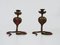Bronze Cobra Candlesticks with Engraving, 1950s, Set of 2, Image 9