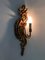 Large Italian Wall Sconces in Gold Leaf Giltwood, 1960s, Set of 2 2