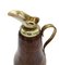 Goatskin and Brass Thermos Carafe by Aldo Tura for Macabo, Italy, 1960s 5