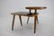 Oak Side Table attributed to Krasna Jizba, Czechoslovakia, 1960s 4
