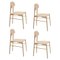 Bokken Chairs in Natural Beech by Colé Italia, Set of 4 1