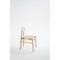 Bokken Chairs in Natural Beech with White Lacquered Back by Colé Italia, Set of 4 3