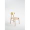 Bokken Chairs in Natural Beech with Gold Lacquered Back by Colé Italia, Set of 2 2