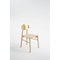 Bokken Chairs in Natural Beech with Gold Lacquered Back by Colé Italia, Set of 2, Image 2