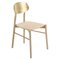 Bokken Chair in Natural Beech with Gold Lacquered Back by Colé Italia 1