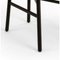 Bokken Upholstered Chair in Black and Silver by Colé Italia 4