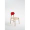 Red Bokken Chair in Natural Beech by Colé Italia 3