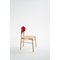 Red Bokken Chair in Natural Beech by Colé Italia, Image 2