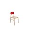 Red Bokken Chair in Natural Beech by Colé Italia 4