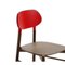 Roter Bokken Stuhl aus gebeizter Buche mit lackierter Rückenlehne von Colé Italia 4