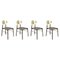 Bokken Stühle mit Gestell aus Buchenholz von Colé Italia, 4 . Set 1