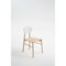 Bokken Chair in Natural Beech with White Lacquered Back by Colé Italia, Image 2