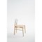 Bokken Chair in Natural Beech with White Lacquered Back by Colé Italia 3