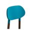 Türkisfarbener Bokken Stuhl mit Gestell aus Buchenholz mit lackierter Rückenlehne von Colé Italia 4