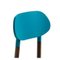 Turquoise Bokken Chair in Beech Structure with Lacquered Back by Colé Italia 4