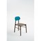 Türkisfarbener Bokken Stuhl mit Gestell aus Buchenholz mit lackierter Rückenlehne von Colé Italia 2