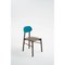 Turquoise Bokken Chair in Beech Structure with Lacquered Back by Colé Italia 2