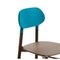 Turquoise Bokken Chair in Beech Structure with Lacquered Back by Colé Italia 3