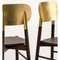 Gold Leaf Bokken Chair mit Gestell aus Buchenholz von Colé Italia 5
