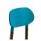 Turquoise Bokken Chairs in Beech Structure by Colé Italia, Set of 4 4