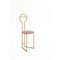 Joly Chairdrobe in Gold with High Back and Pesco Velvet Seat by Colé Italia, Image 3