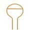 Poltrona Joly color oro con schienale alto e velluto Smraldo di Colé Italia, Immagine 4