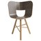 Tria Chair with Striped Seat by Colé Italia 1