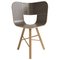 Tria Chair with Striped Seat by Colé Italia, Image 1