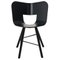 Tria Chair with Black Open Pore Seat by Colé Italia 1