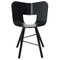 Tria Chair with Black Open Pore Seat by Colé Italia, Image 1