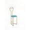 Joly Chairdrobe in Gold with High Back and Tiffany Velvet by Colé Italia 3