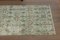 Vintage Turkish Green Wool Oushak Runner Rug, 1960s 4