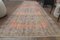 Turkish Distressed Floral Wool Runner Rug, 1950s 2