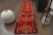 Tappeto vintage Mohawk rosso fatto a mano in lana, Turchia, anni '50, Immagine 2